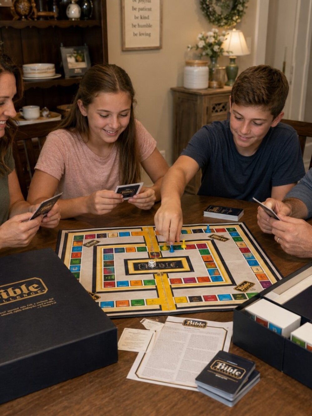 Bible Challenge Board Game 1984 Vintage Christian Trivia Game – As Pictured